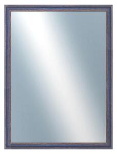 DANTIK - Zrkadlo v rámu, rozmer s rámom 60x80 cm z lišty LYON modrá (2668)