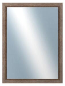 DANTIK - Zrkadlo v rámu, rozmer s rámom 60x80 cm z lišty CARRARA hnedá (2894)