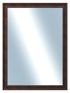 DANTIK - Zrkadlo v rámu, rozmer s rámom 60x80 cm z lišty KOSTELNÍ malá hnedá (3165)
