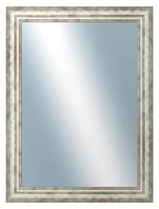 DANTIK - Zrkadlo v rámu, rozmer s rámom 60x80 cm z lišty TRITON široký strieborný (2950)