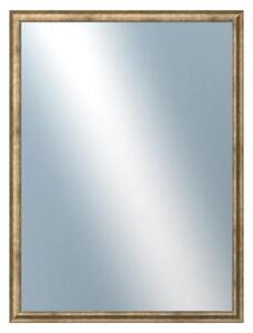 DANTIK - Zrkadlo v rámu, rozmer s rámom 60x80 cm z lišty TRITON biely bronz (2140)
