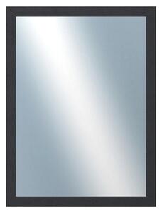 DANTIK - Zrkadlo v rámu, rozmer s rámom 60x80 cm z lišty 4020 čierna (2769)