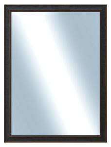 DANTIK - Zrkadlo v rámu, rozmer s rámom 60x80 cm z lišty ANDRÉ veľká čierna (3154)