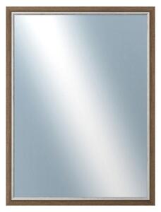 DANTIK - Zrkadlo v rámu, rozmer s rámom 60x80 cm z lišty TAIGA sv.hnedá (3106)