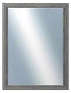 DANTIK - Zrkadlo v rámu, rozmer s rámom 60x80 cm z lišty STEP tmavošedá (3021)