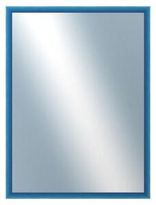 DANTIK - Zrkadlo v rámu, rozmer s rámom 60x80 cm z lišty BOX modrá morená (1753)