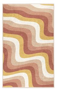 Okrovožltý/staroružový prateľný koberec 60x100 cm Creamy Strawberry Swirl – Mila Home