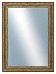 DANTIK - Zrkadlo v rámu, rozmer s rámom 60x80 cm z lišty HRAD zelená (3005)