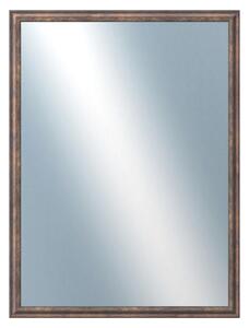 DANTIK - Zrkadlo v rámu, rozmer s rámom 60x80 cm z lišty TRITON meď antik (2141)