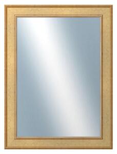 DANTIK - Zrkadlo v rámu, rozmer s rámom 60x80 cm z lišty TOOTH zlatá (2778)