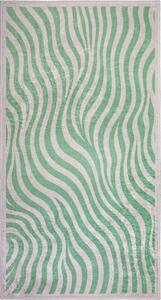 Zelený prateľný koberec 80x150 cm Green Zebra – Vitaus