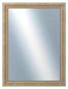 DANTIK - Zrkadlo v rámu, rozmer s rámom 60x80 cm z lišty KŘÍDLO malé strieborné patina (2775)