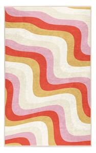 Žltý/ružový prateľný koberec 60x100 cm Creamy Raspberry Swirl – Mila Home