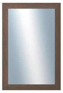 DANTIK - Zrkadlo v rámu, rozmer s rámom 40x60 cm z lišty RETRO hnedá (3144)