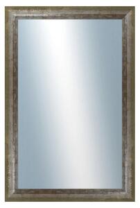 DANTIK - Zrkadlo v rámu, rozmer s rámom 40x60 cm z lišty NEVIS zelená (3054)