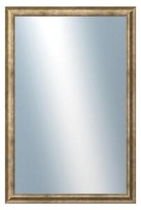 DANTIK - Zrkadlo v rámu, rozmer s rámom 40x60 cm z lišty TRITON biely bronz (2140)