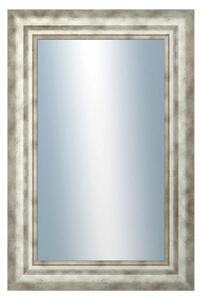 DANTIK - Zrkadlo v rámu, rozmer s rámom 40x60 cm z lišty TRITON široký strieborný (2950)