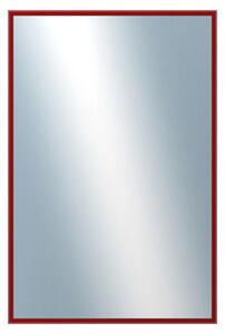 DANTIK - Zrkadlo v rámu, rozmer s rámom 40x60 cm z lišty Hliník vínová (7269209)