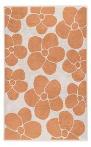 Oranžový prateľný koberec 60x100 cm Orange Meadow – Mila Home