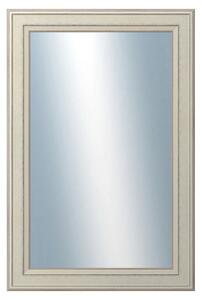 DANTIK - Zrkadlo v rámu, rozmer s rámom 40x60 cm z lišty STEP biela (3018)