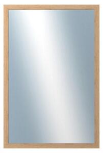 DANTIK - Zrkadlo v rámu, rozmer s rámom 40x60 cm z lišty KASSETTE dub (2863)