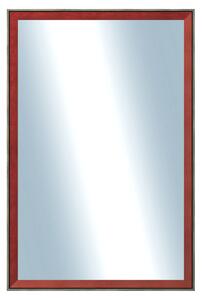 DANTIK - Zrkadlo v rámu, rozmer s rámom 40x60 cm z lišty Inclinata colori červená (3136)