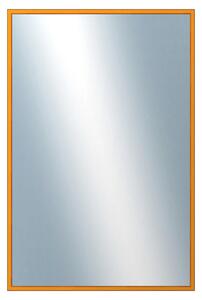 DANTIK - Zrkadlo v rámu, rozmer s rámom 40x60 cm z lišty Hliník oranžová (7269217)