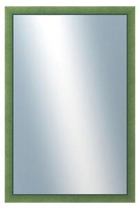 DANTIK - Zrkadlo v rámu, rozmer s rámom 40x60 cm z lišty BOX zelená morená (1751)