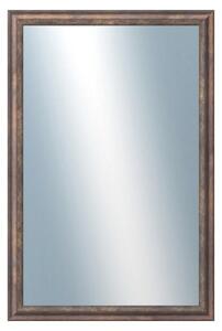 DANTIK - Zrkadlo v rámu, rozmer s rámom 40x60 cm z lišty TRITON meď antik (2141)