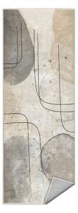 Sivo-krémový prateľný behúň 80x200 cm Simple Lines – Mila Home