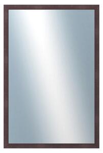 DANTIK - Zrkadlo v rámu, rozmer s rámom 40x60 cm z lišty FC hnedá vysoká (2184)