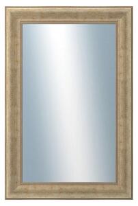 DANTIK - Zrkadlo v rámu, rozmer s rámom 40x60 cm z lišty KŘÍDLO malé strieborné patina (2775)