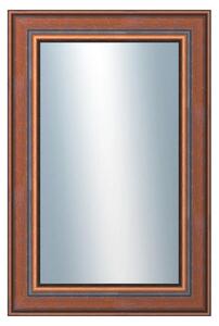 DANTIK - Zrkadlo v rámu, rozmer s rámom 40x60 cm z lišty ANGLIE hnedá (561)