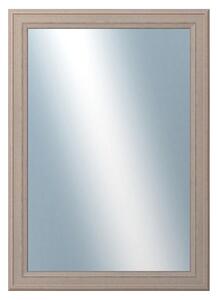 DANTIK - Zrkadlo v rámu, rozmer s rámom 50x70 cm z lišty STEP hnedá (3020)