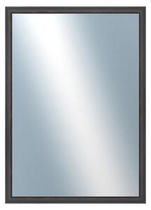 DANTIK - Zrkadlo v rámu, rozmer s rámom 50x70 cm z lišty DELFINO hnedá (2899)