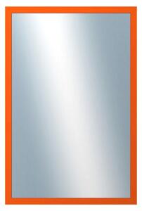 DANTIK - Zrkadlo v rámu, rozmer s rámom 40x60 cm z lišty PASTELKA oranžová rovná (2563)