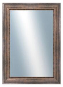 DANTIK - Zrkadlo v rámu, rozmer s rámom 50x70 cm z lišty TRITON široký meď (2951)