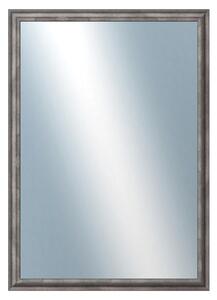 DANTIK - Zrkadlo v rámu, rozmer s rámom 50x70 cm z lišty TRITON cín (2146)