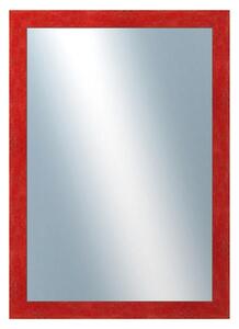 DANTIK - Zrkadlo v rámu, rozmer s rámom 50x70 cm z lišty RETRO červená (2534)