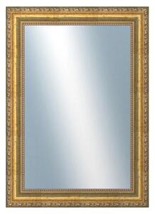 DANTIK - Zrkadlo v rámu, rozmer s rámom 50x70 cm z lišty KLASIK zlatá (2824)