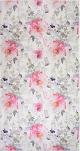 Ružový/slonovinový prateľný koberec 80x150 cm Pink Garden – Vitaus