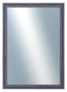 DANTIK - Zrkadlo v rámu, rozmer s rámom 50x70 cm z lišty LYON modrá (2668)