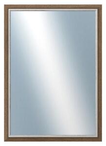 DANTIK - Zrkadlo v rámu, rozmer s rámom 50x70 cm z lišty TAIGA sv.hnedá (3106)