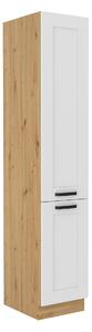 Potravinová skriňa Lula 40 DK-210 2F - biela / dub artisan