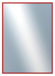 DANTIK - Zrkadlo v rámu, rozmer s rámom 50x70 cm z lišty Hliník červená (7269210)