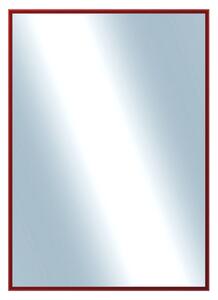 DANTIK - Zrkadlo v rámu, rozmer s rámom 50x70 cm z lišty Hliník vínová (7269209)