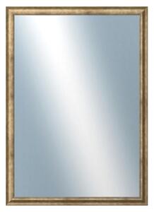 DANTIK - Zrkadlo v rámu, rozmer s rámom 50x70 cm z lišty TRITON biely bronz (2140)