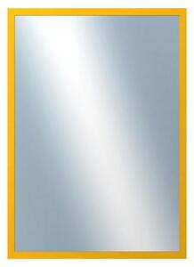 DANTIK - Zrkadlo v rámu, rozmer s rámom 50x70 cm z lišty PERLA žltá lesklá (2880)