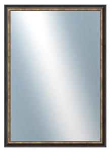 DANTIK - Zrkadlo v rámu, rozmer s rámom 50x70 cm z lišty TRITON čierna (2139)