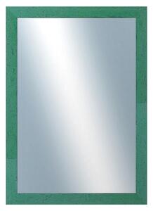 DANTIK - Zrkadlo v rámu, rozmer s rámom 50x70 cm z lišty RETRO zelená (2535)